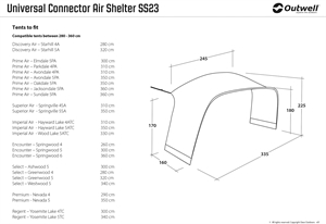 Outwell Air Shelter-Zeltverbinder